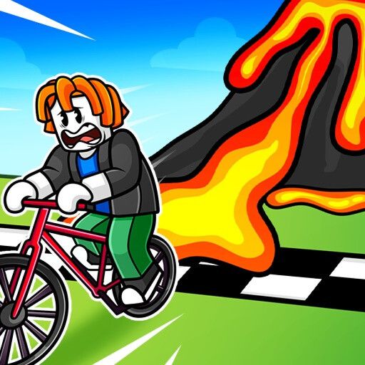 Escape the Lava on Bike cover
