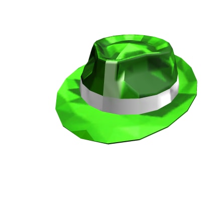 Green Sparkle Time Fedora cover