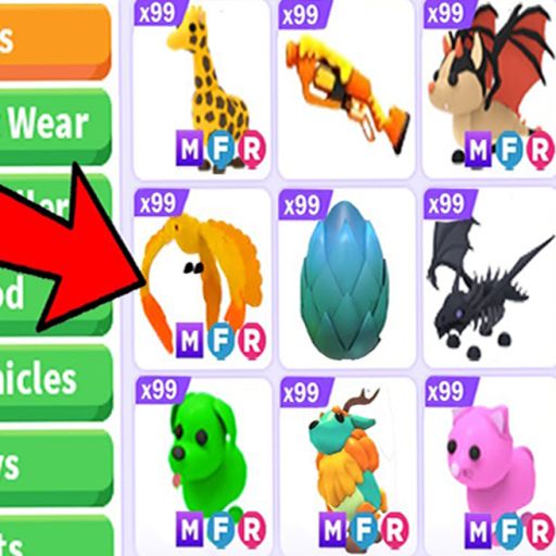 🦒Free? Neon Pets Adopt Me! Legendary Brookhaven cover