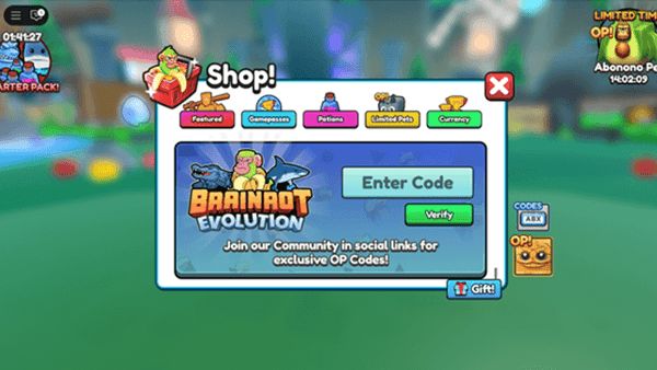 Brainrot Evolution Codes (April 2026) cover