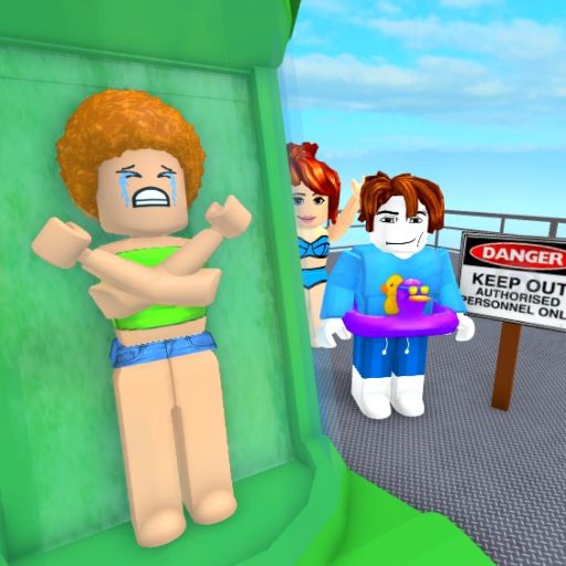 🌊Tallest Waterslide Line Simulator cover