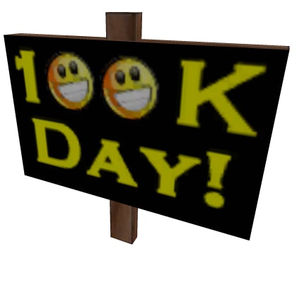Happy 100K Day cover