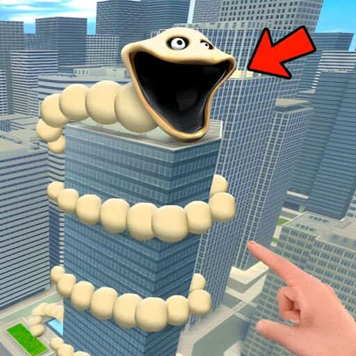 Scary Worm Tower Go Up cover