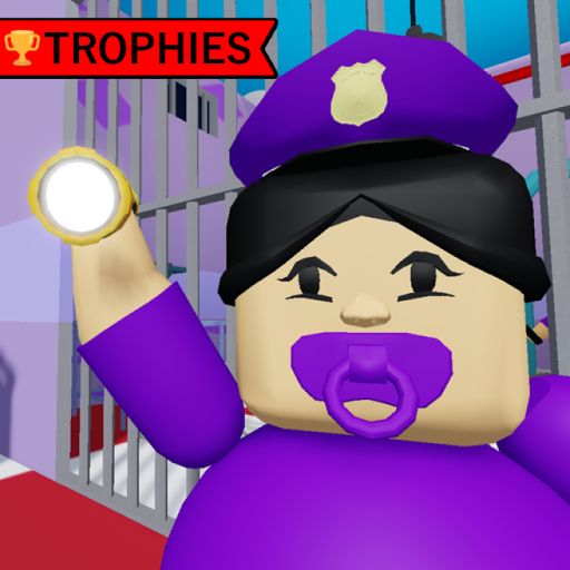 [🏆] BABY POLICE GIRL PRISON RUN! (Obby) cover