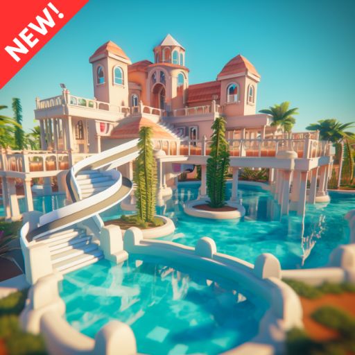 🏝️Waterpark Mansion Tycoon🏝️ cover