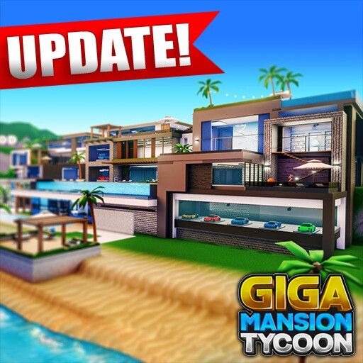 Giga Mansion Tycoon 🏝️ [UPDATE] cover
