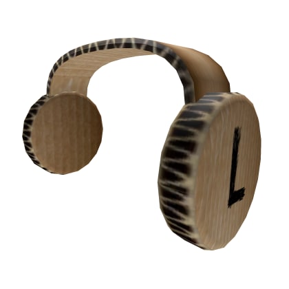 Recycled Cardboard Headphones cover