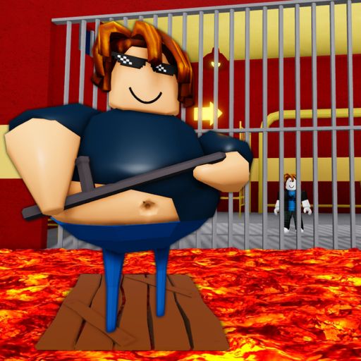 [🔥LAVA] BACON BARRY'S PRISON RUN OBBY! cover