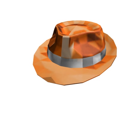 Orange Sparkle Time Fedora cover