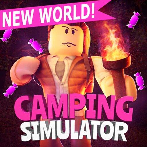 [🍭CANDY WORLD] 🌲Camping Simulator Beta! cover