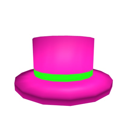 Neon Pink Top Hat cover