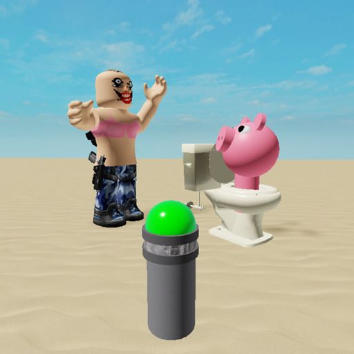 Don't Push the Button Piggy Version (SUMMER 3) ☂️ cover