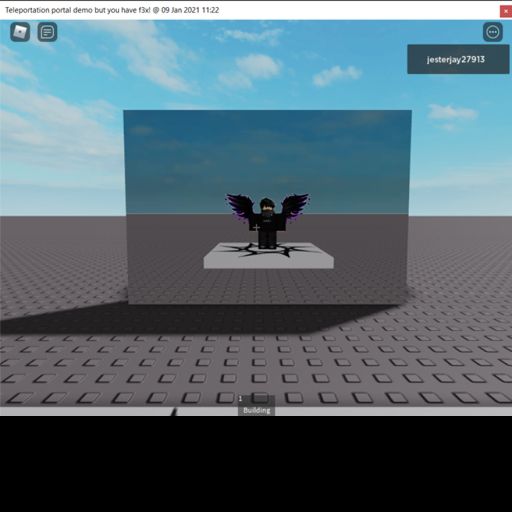 Teleportation portal demo but with f3x [Abandoned] cover