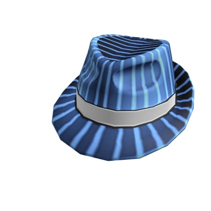 Azure Pinstripe Fedora cover