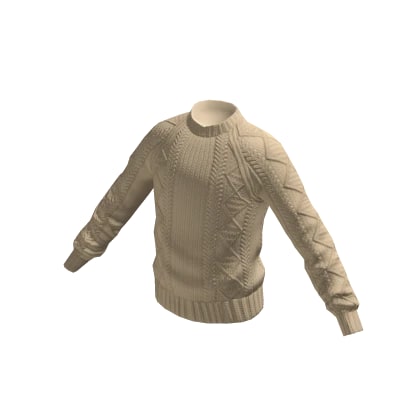 Knit Sweater - Beige cover