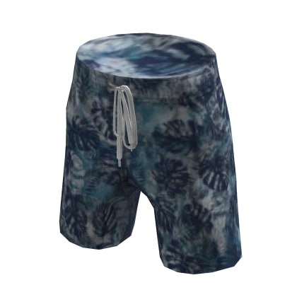 Floral Swim Trunks - Blue cover