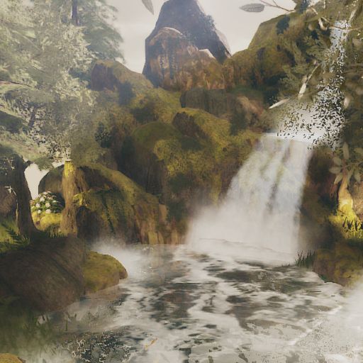 Showcase - Serene Waterfalls [WIP] cover