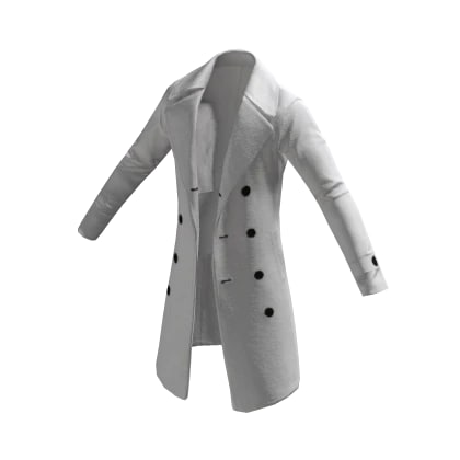 Trench Coat - White cover