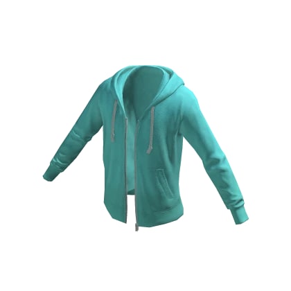 Zip Hoodie - Teal cover