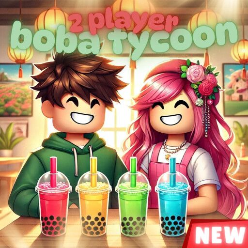 2 Player Boba Cafe Tycoon cover