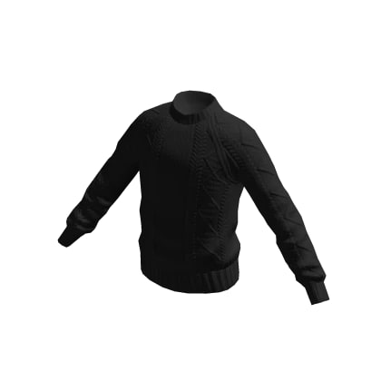Knit Sweater - Black cover