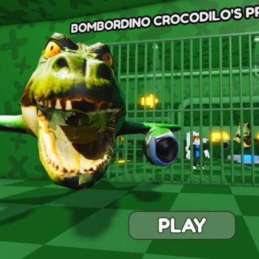 🐊 BOMBORDINO CROCODILO'S PRISON RUN! (Obby) cover