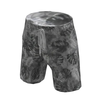 Floral Swim Trunks - White cover